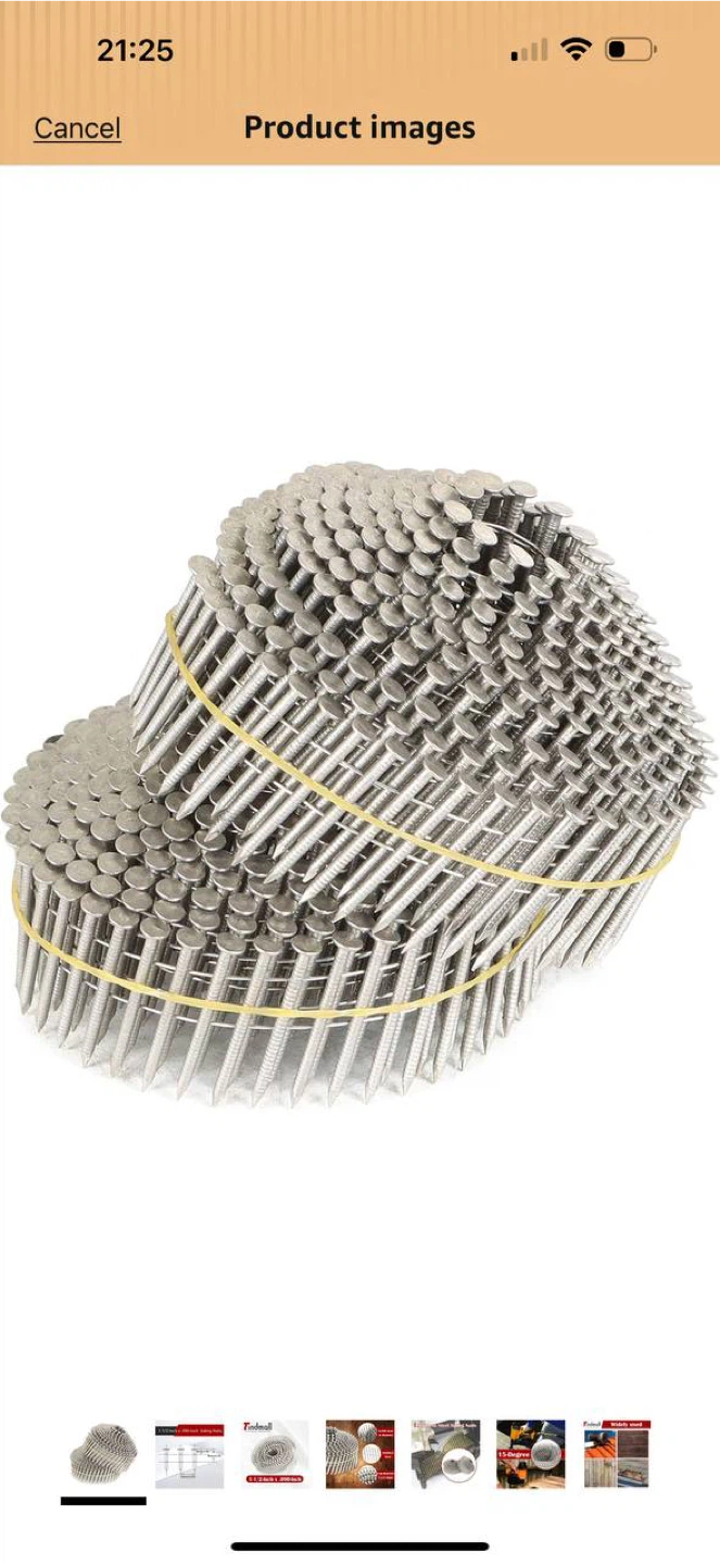 Findmall Stainless Steel Siding Nails 1-1/2” – 1200 Count – NEW - photo 2