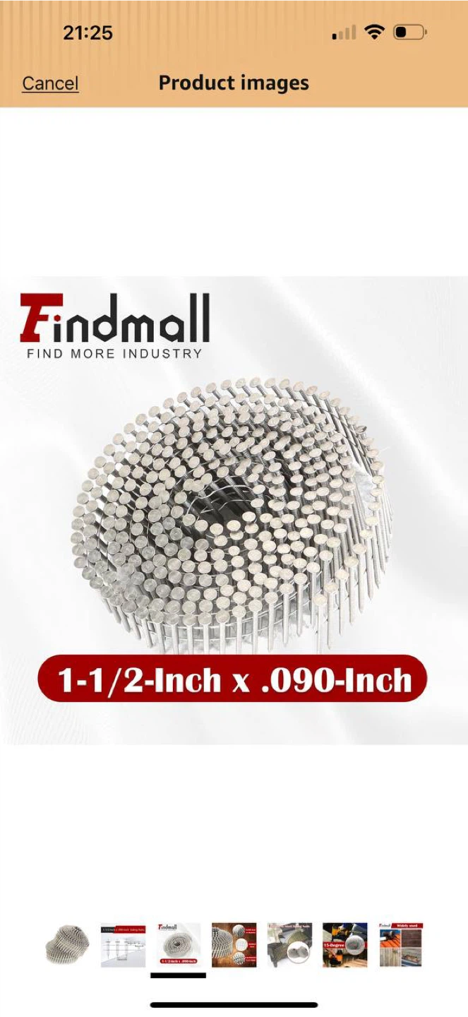 Findmall Stainless Steel Siding Nails 1-1/2” – 1200 Count – NEW - photo 4