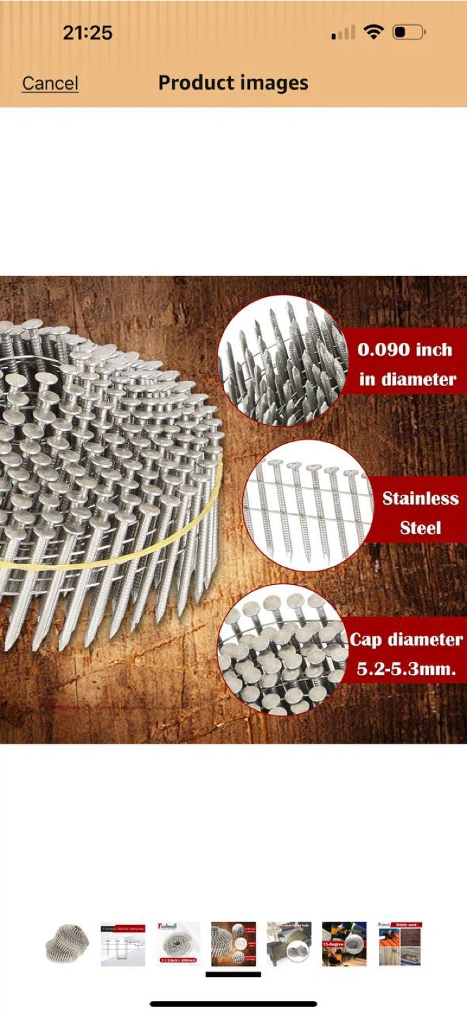 Findmall Stainless Steel Siding Nails 1-1/2” – 1200 Count – NEW - photo 5