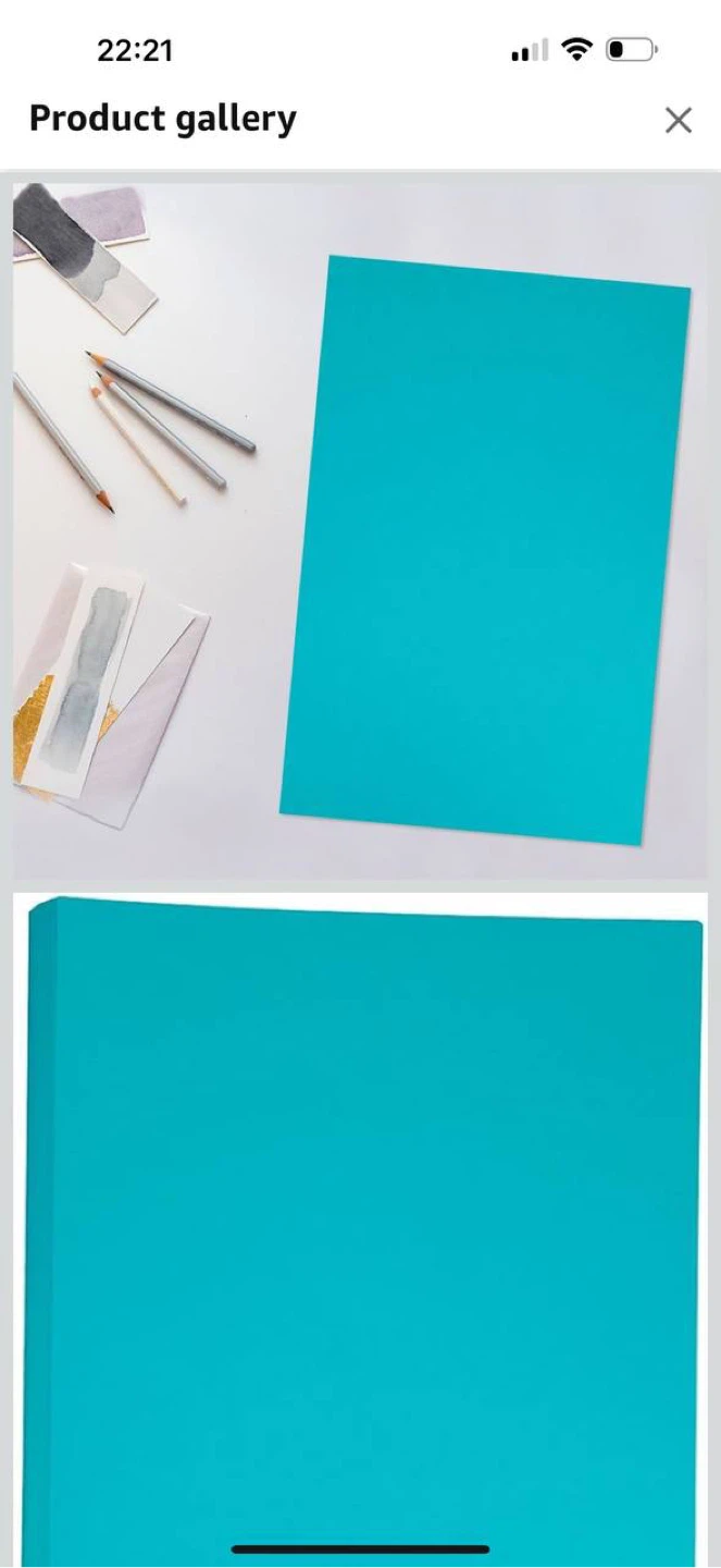 JAM Paper Ledger Colored Paper – Sea Blue (11” x 17”) – 100 Sh - photo 3