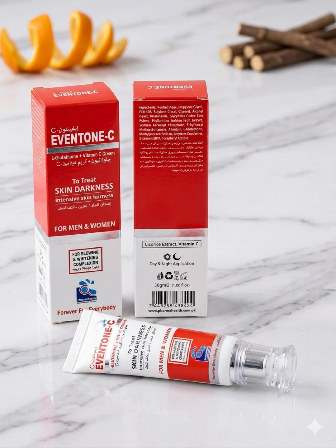 EVENTONE-C Glutathione + Vit-C Cream for Skin Darkness