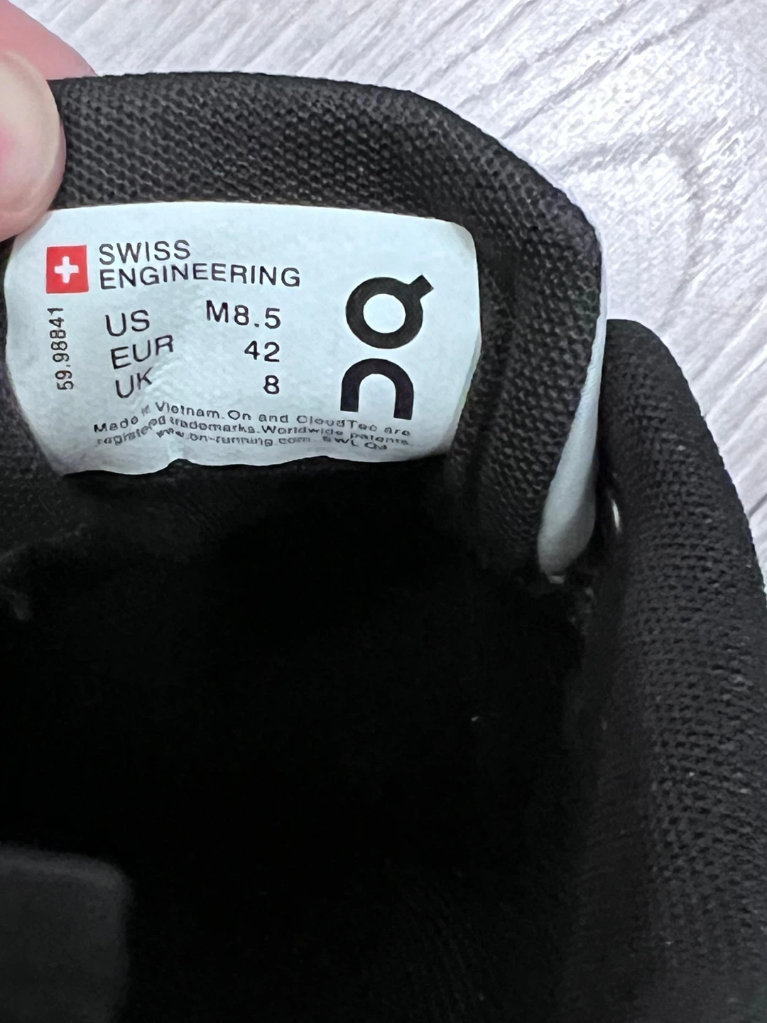 On Cloud Running Shoes Grey US 8.5 M8.5 - photo 4