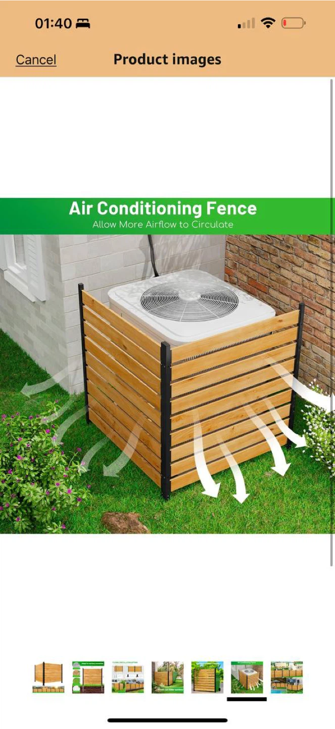 Wood Privacy Fence Panels – 3 Panel Set – New Sealed 🌿 - photo 3