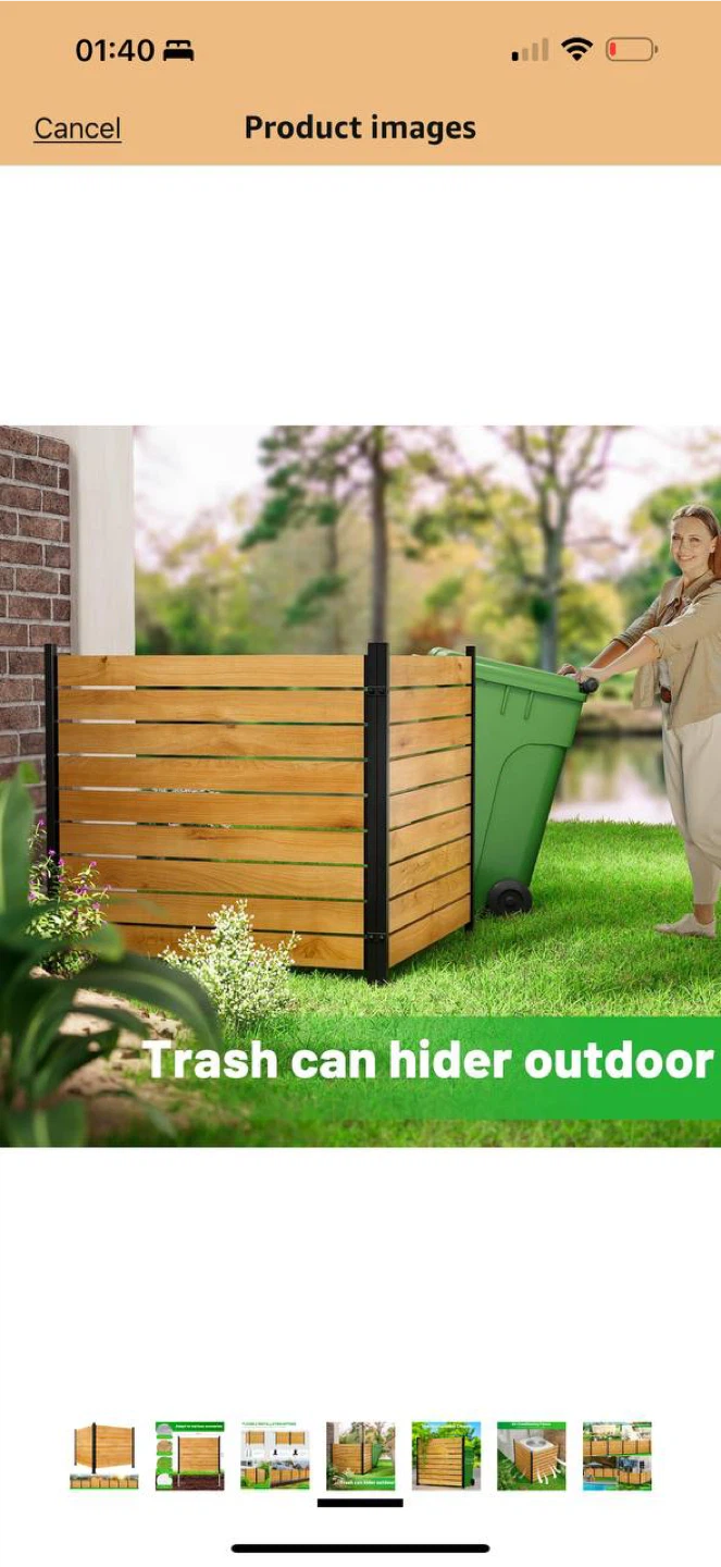 Wood Privacy Fence Panels – 3 Panel Set – New Sealed 🌿 - photo 2