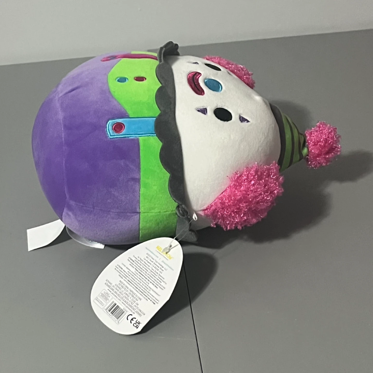 Squishmallow Umberto the Clown Blacklight Squad 8” NWT - photo 5