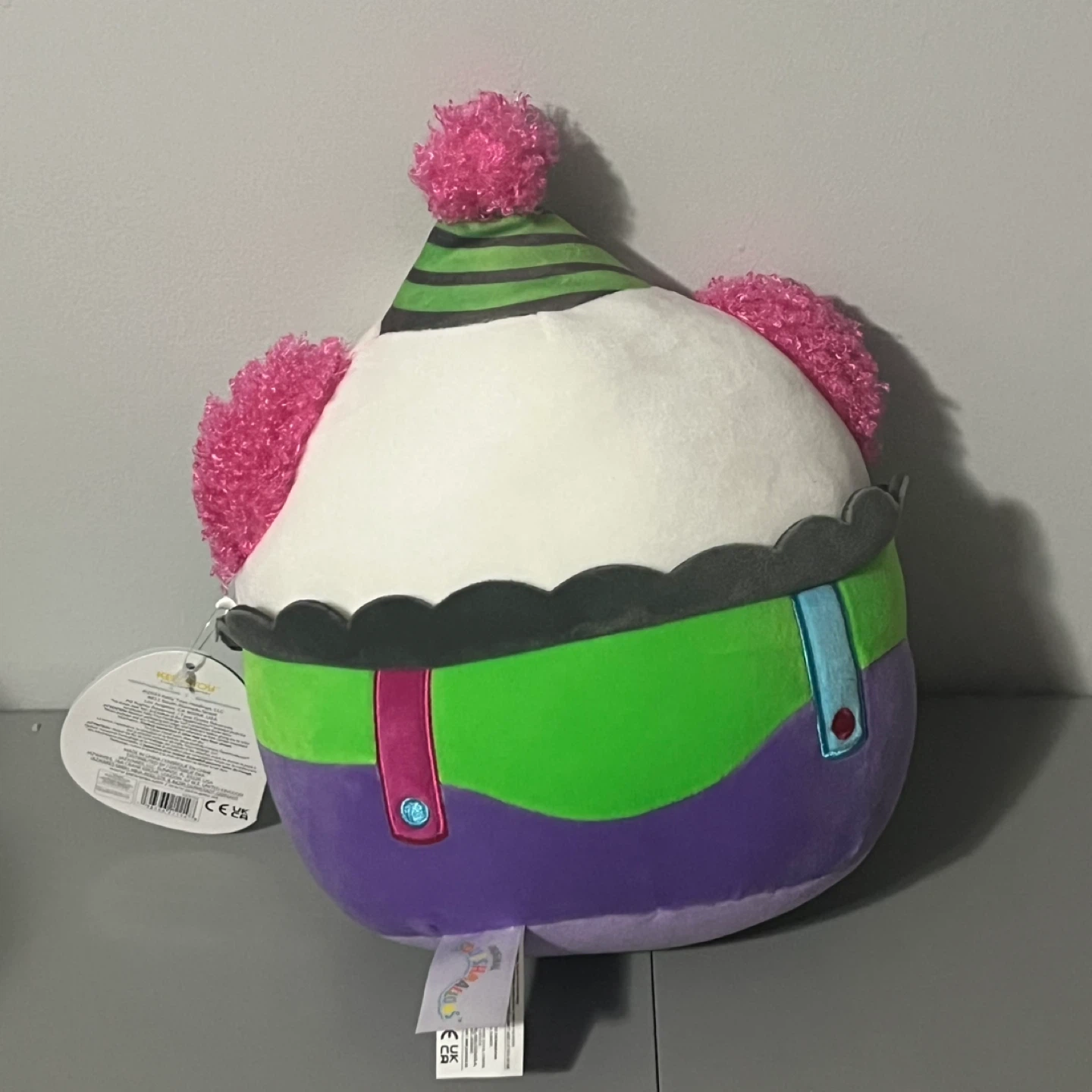 Squishmallow Umberto the Clown Blacklight Squad 8” NWT - photo 2