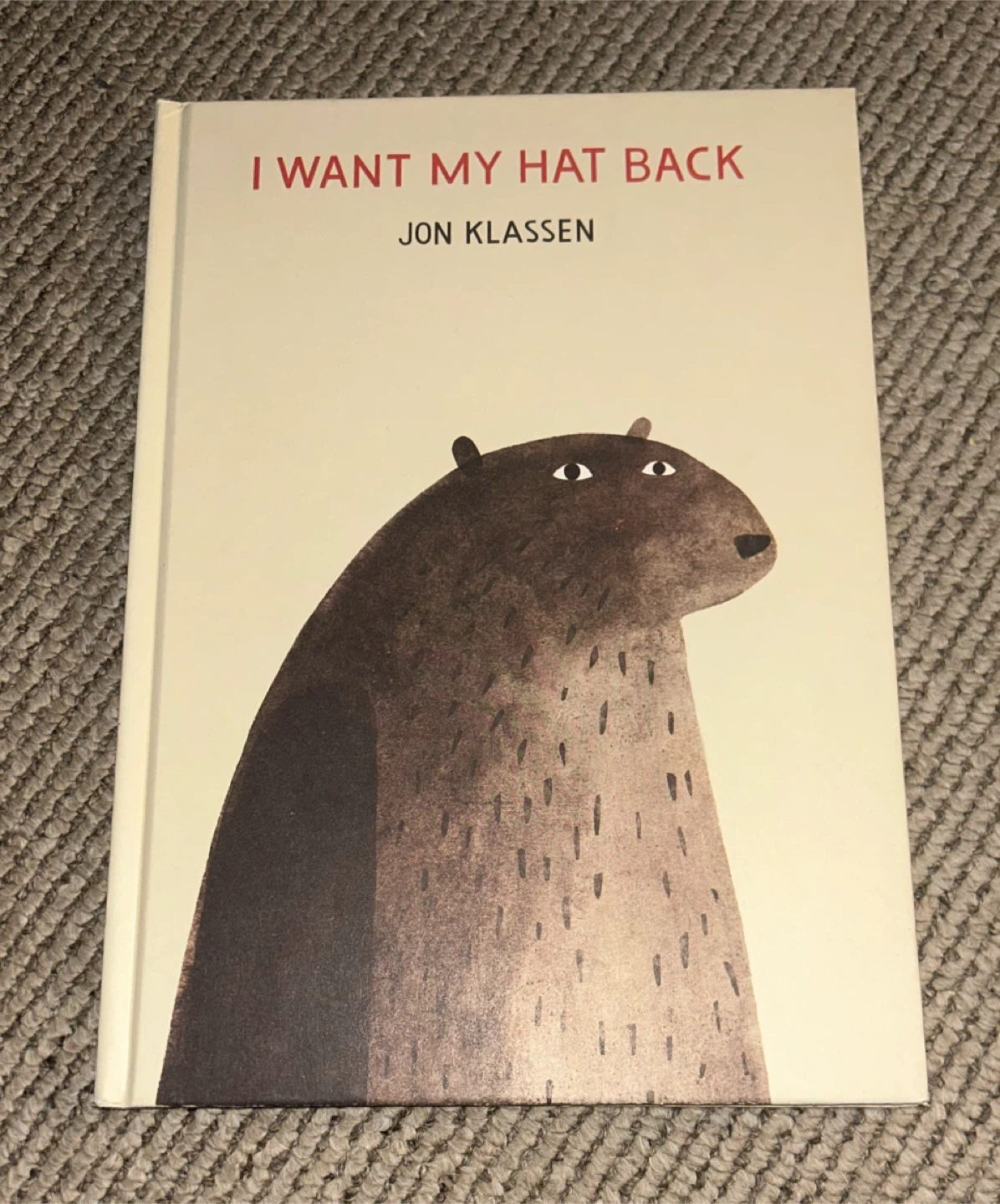 I Want My Hat Back by Jon Klassen Children's Book