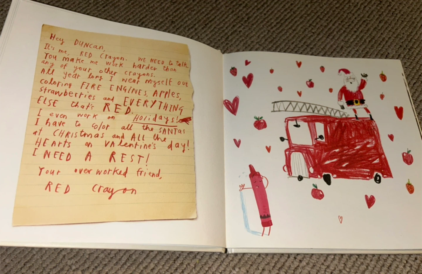 The Day the Crayons Quit Picture Book - photo 4