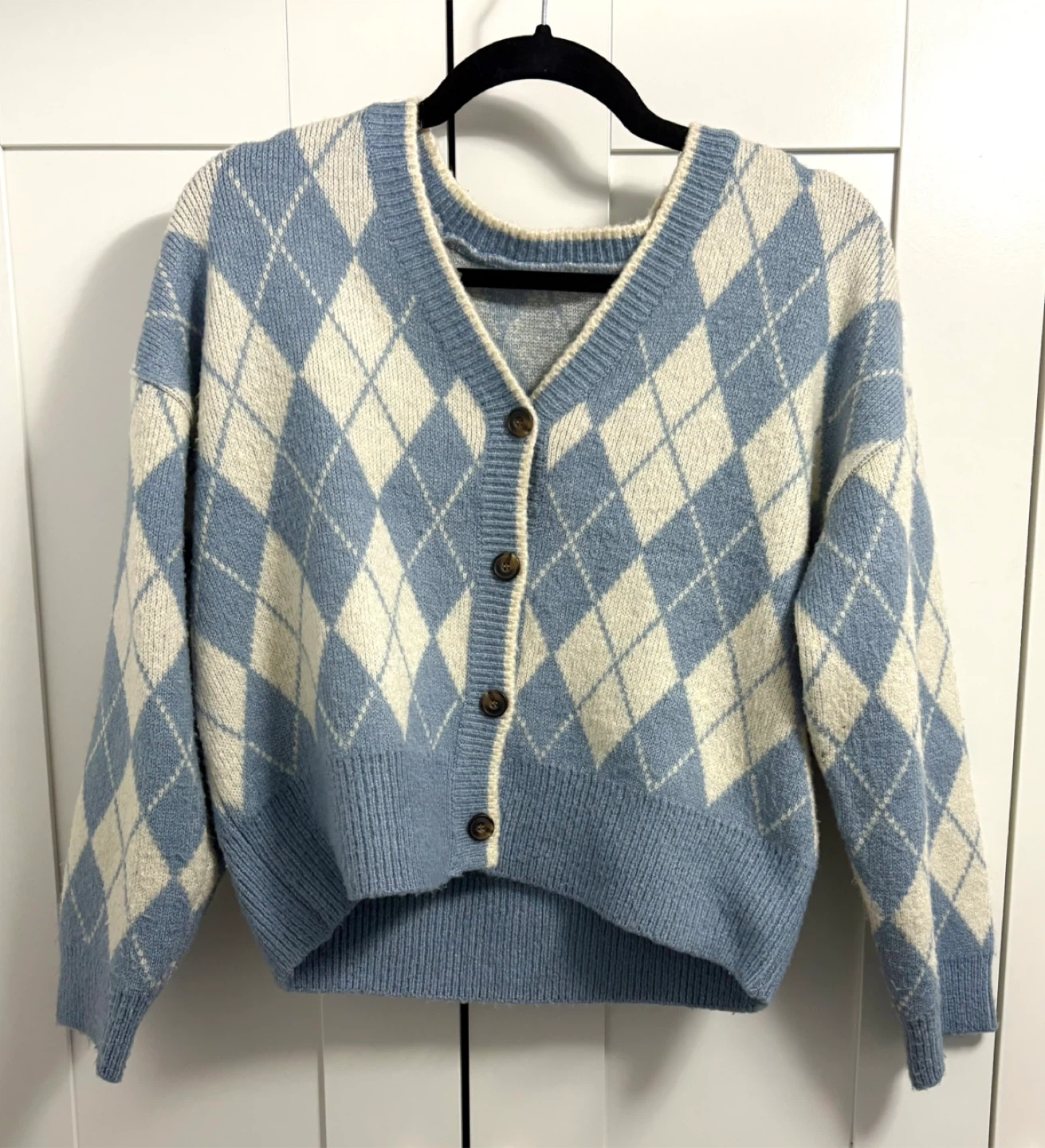 Light Blue Cardigan Sweater