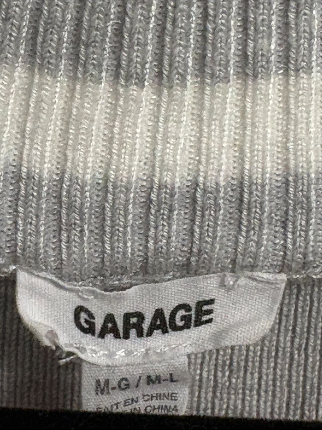 Garage Grey Striped Cardigan - photo 3