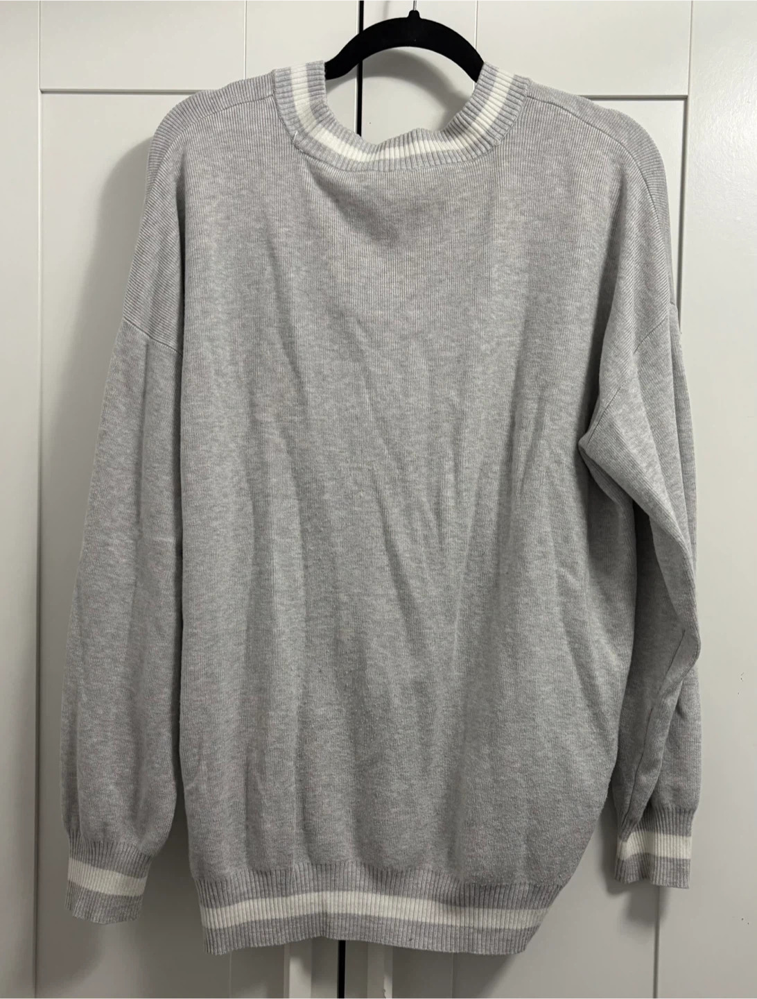 Garage Grey Striped Cardigan - photo 2