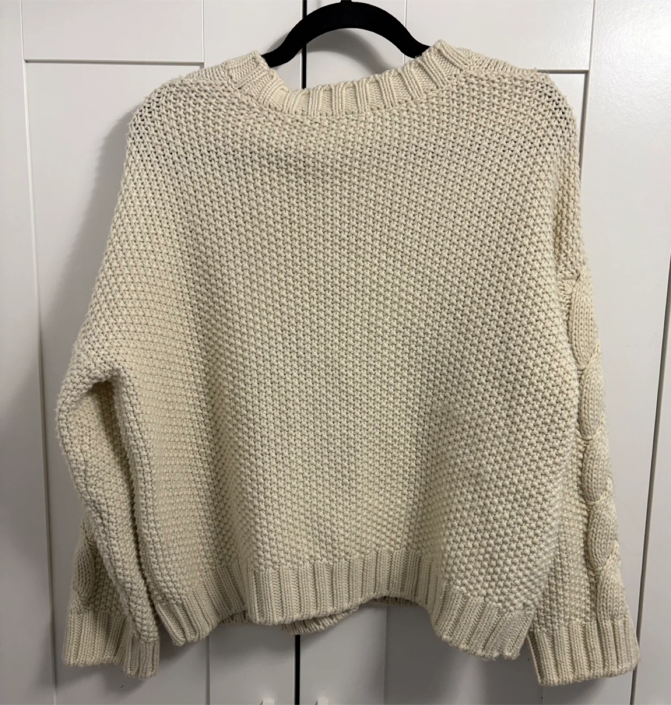 Hackesch Cream Button Cardigan Sweater - photo 2