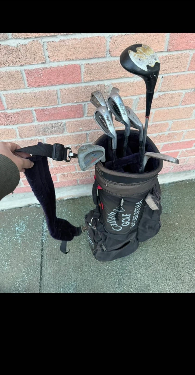 8 Golf Clubs and Golf Bag Set - photo 3