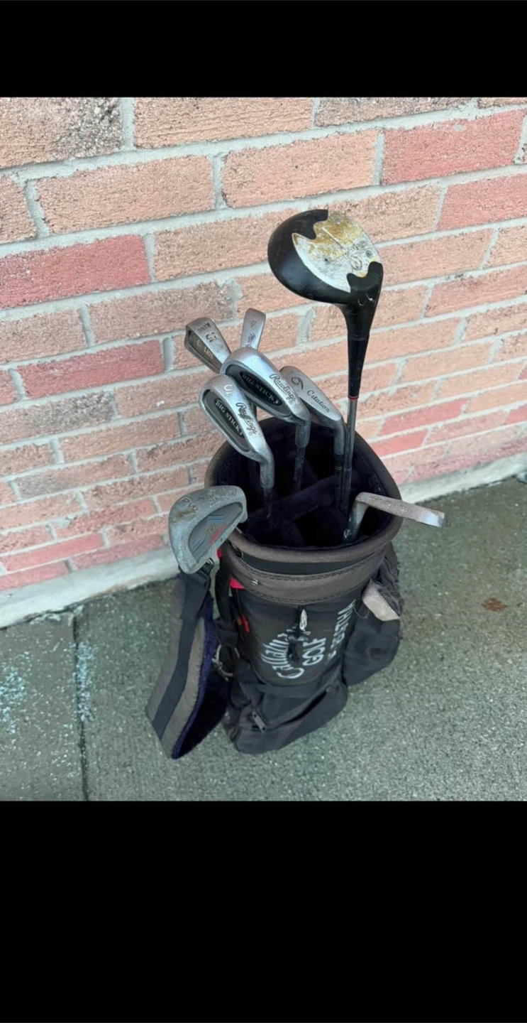 8 Golf Clubs and Golf Bag Set - photo 2