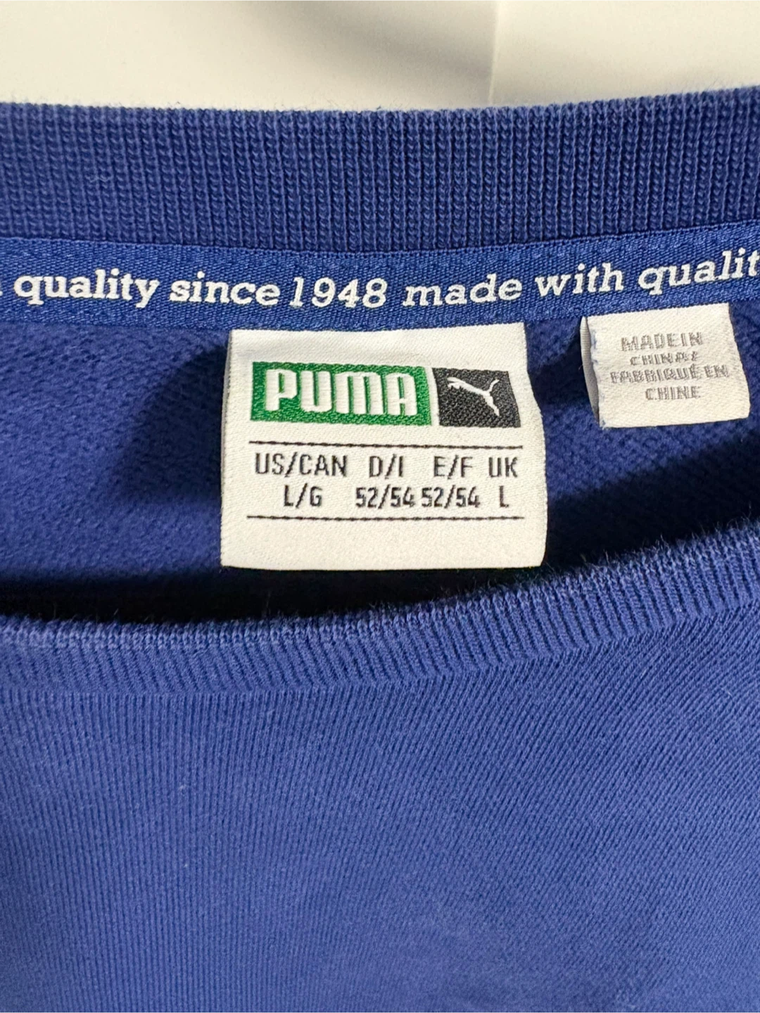 Puma Crewneck Sweatshirt Blue - photo 3