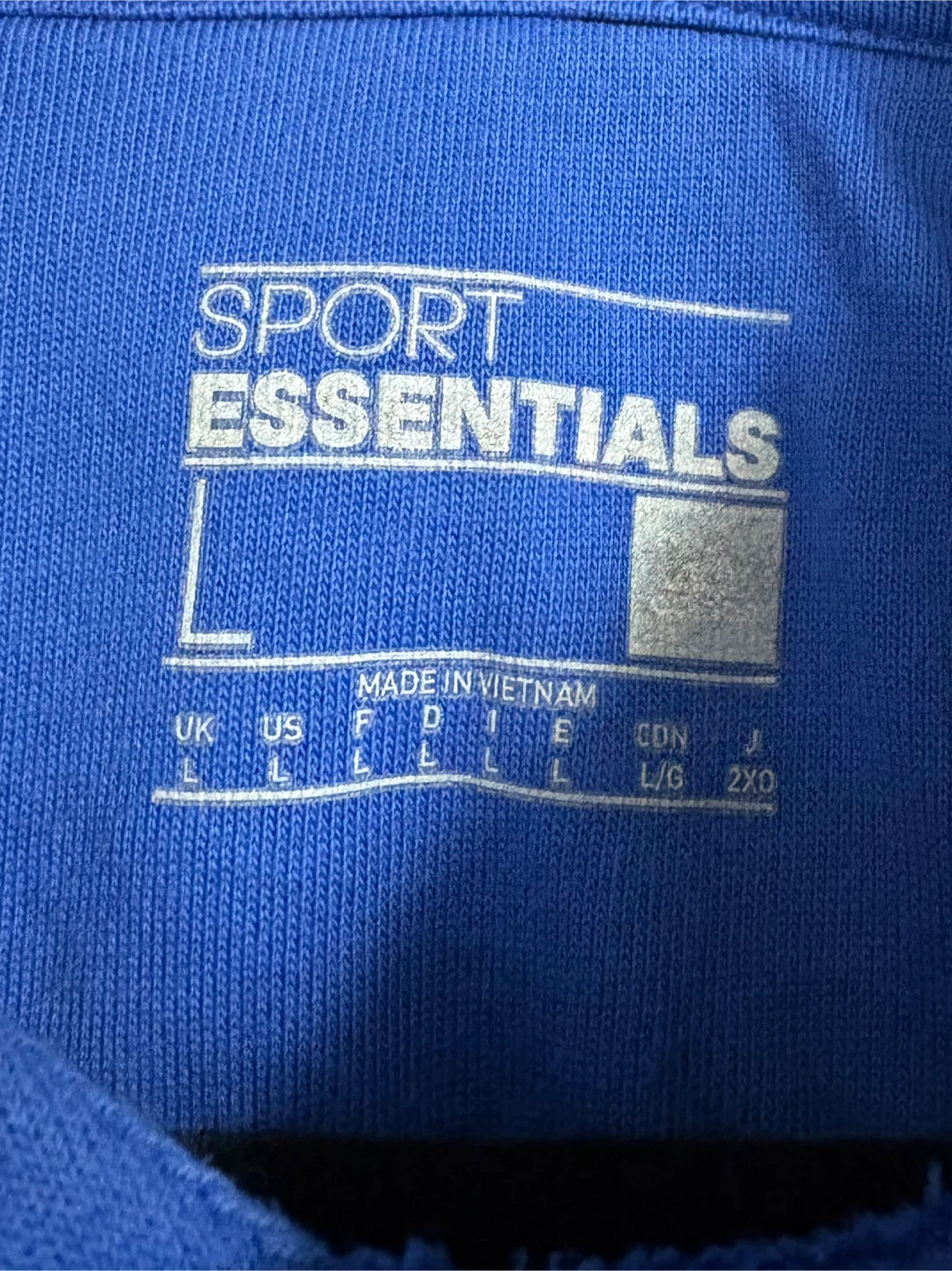 Adidas Sport Essentials Hoodie Blue - photo 3