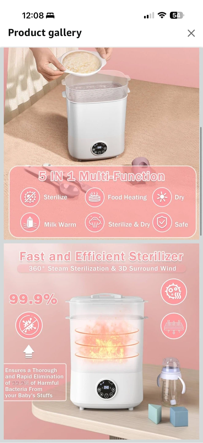 Multi-Function Bottle Dryer & Warmer – Open Box New - photo 2