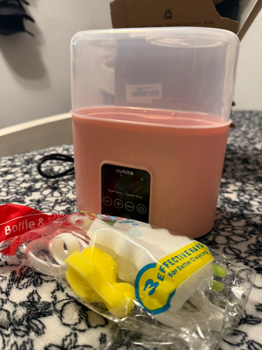 Baby Bottle Warmer and Sterilizer - Pink