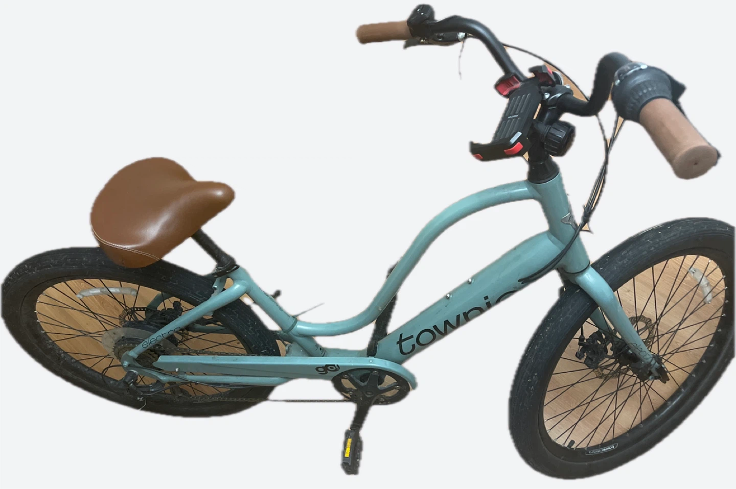 Townie Go! Electric Bike with Comfort Saddle