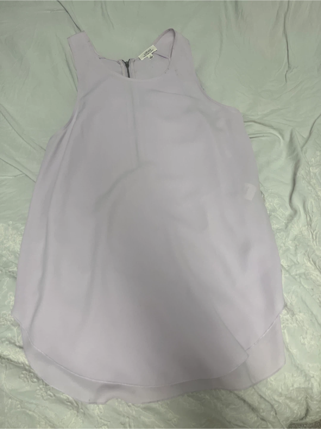 Witchery Lavender Chiffon Tank Top Size S