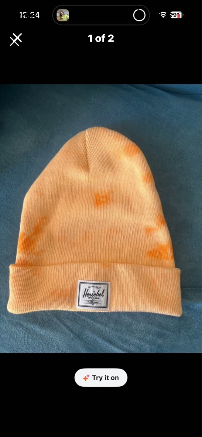 Herschel Beanie - Orange Tie-Dye