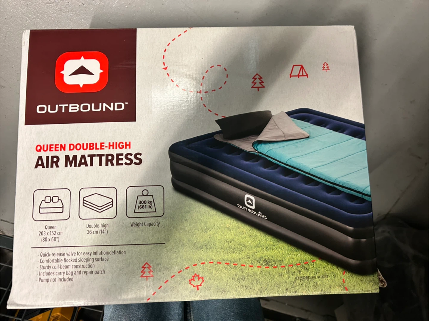 Outbound Queen Double-High Air Mattress