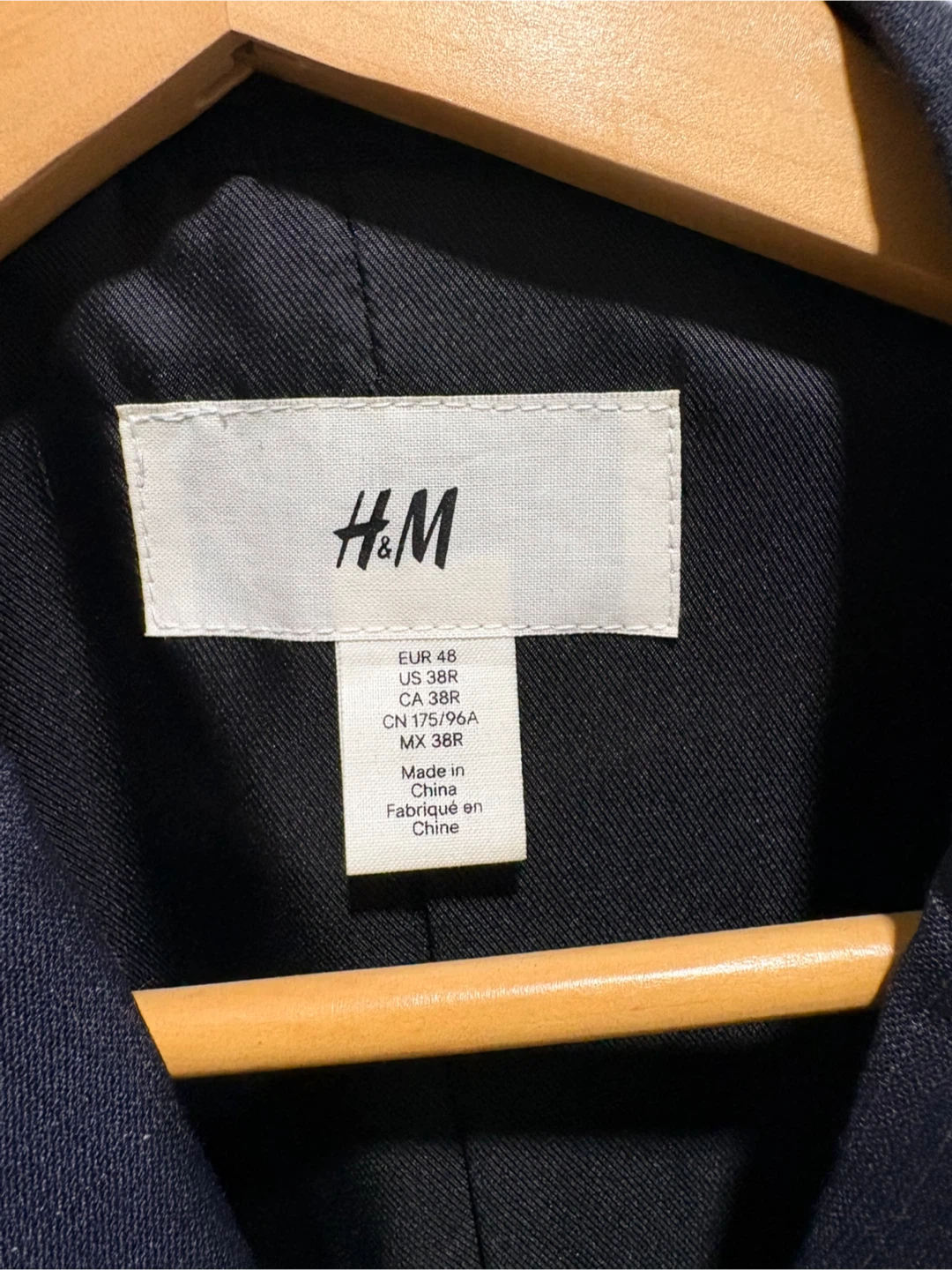 H&M Men's Blazer - Navy Blue - photo 3