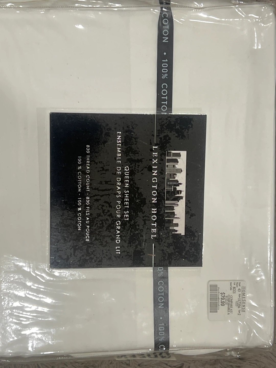 Lexington Hotel Queen Sheet Set - 100% Cotton
