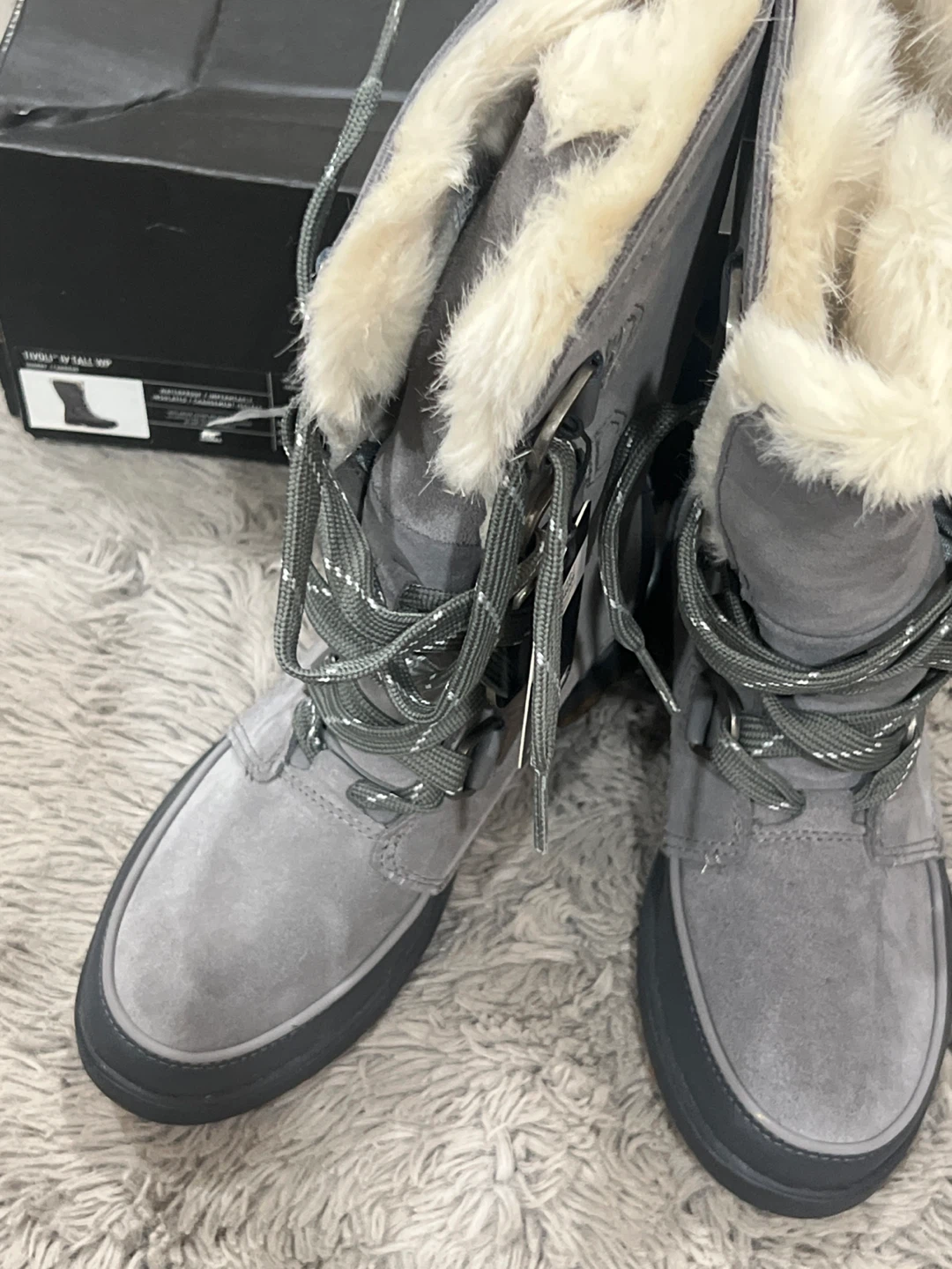 Sorel Tivoli IV Tall WP Women's Winter Boots Grey Size 7