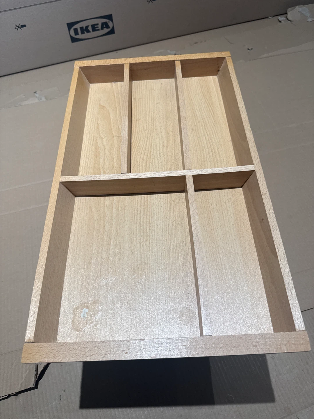 IKEA Wooden Cutlery Drawer Organizer