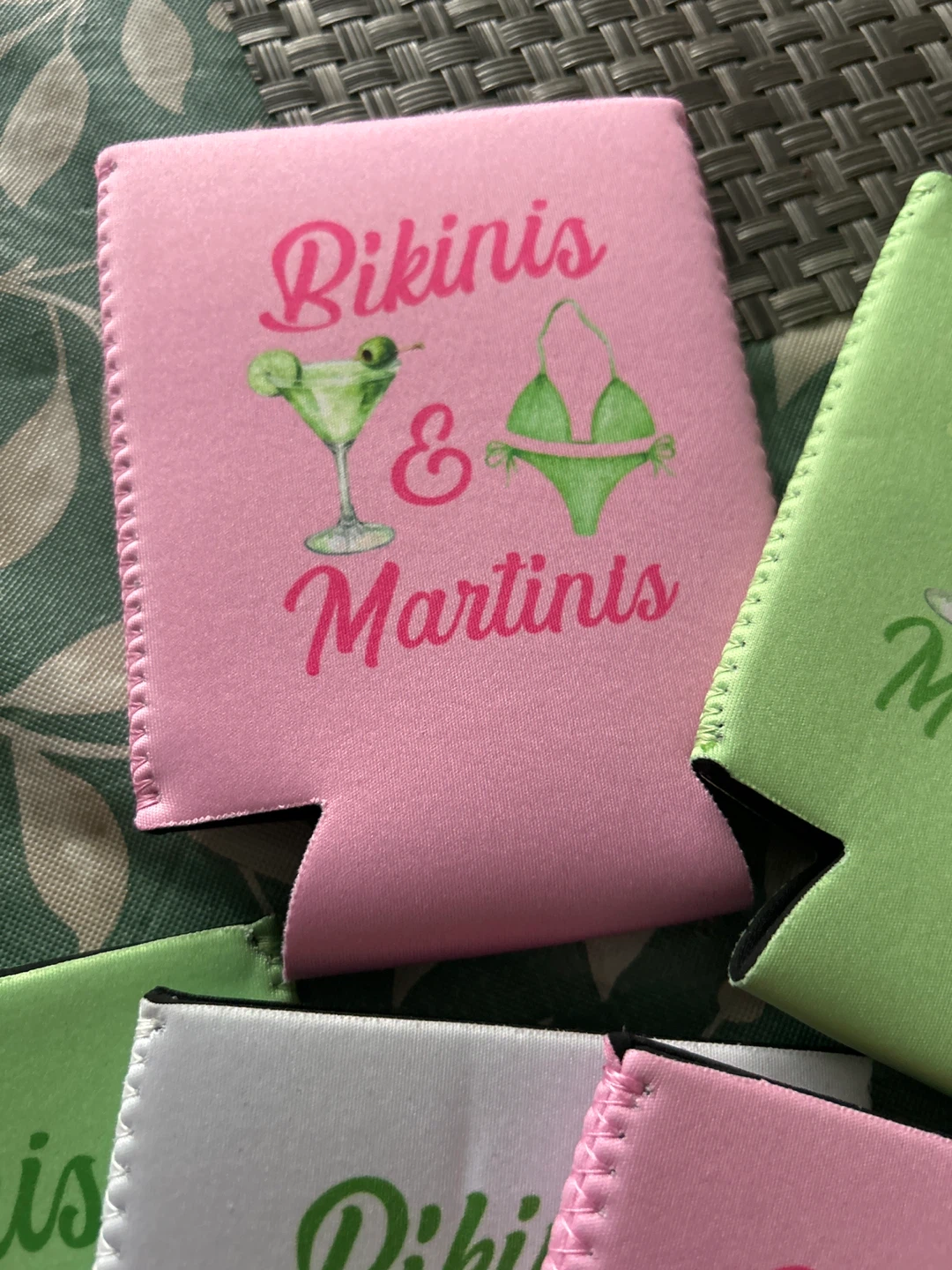 Bikinis & Martinis Can Coolers - photo 3