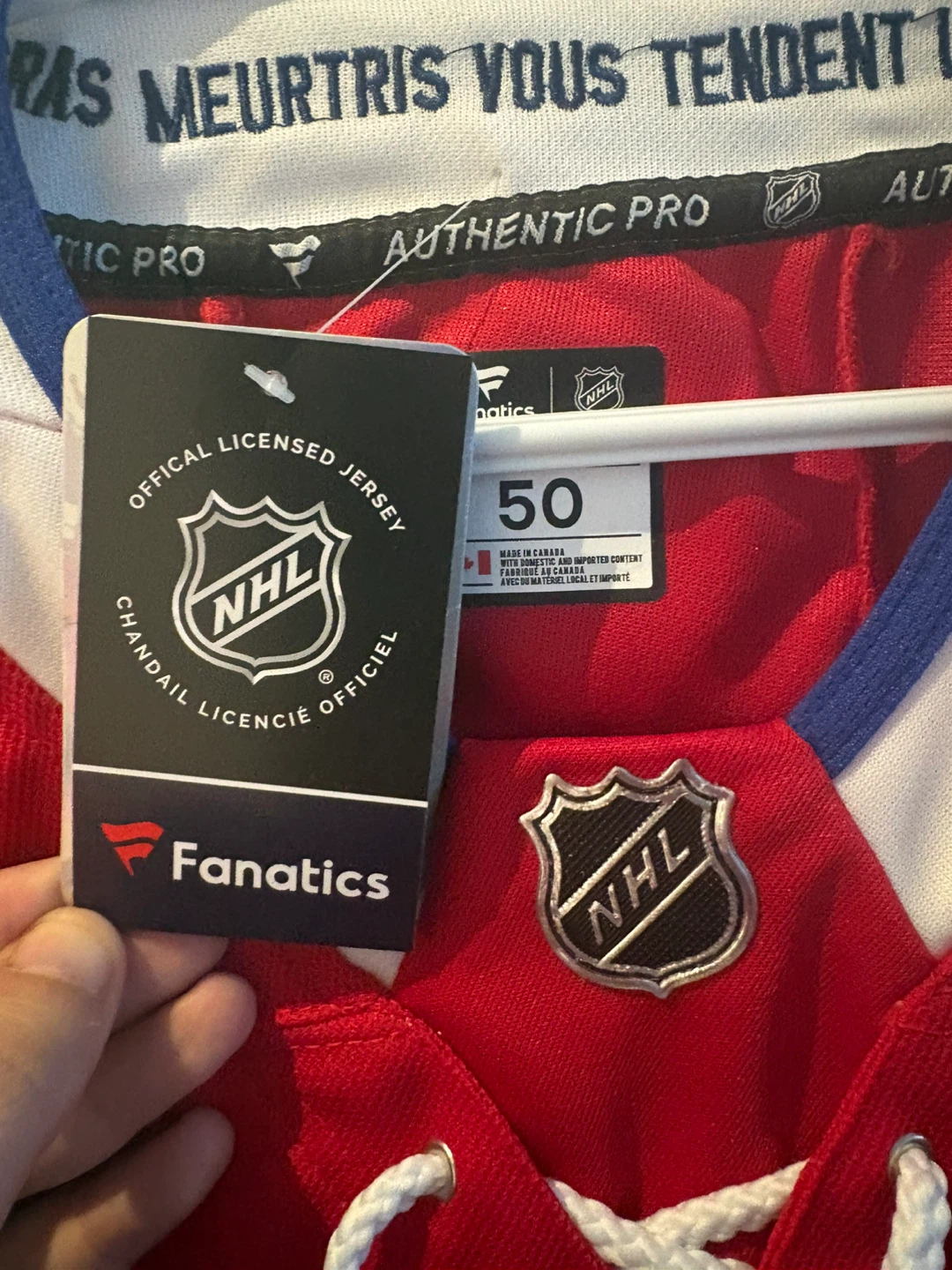 Montreal Canadiens "Hutson 48" Fanatics Authentic Pro Jersey - photo 3
