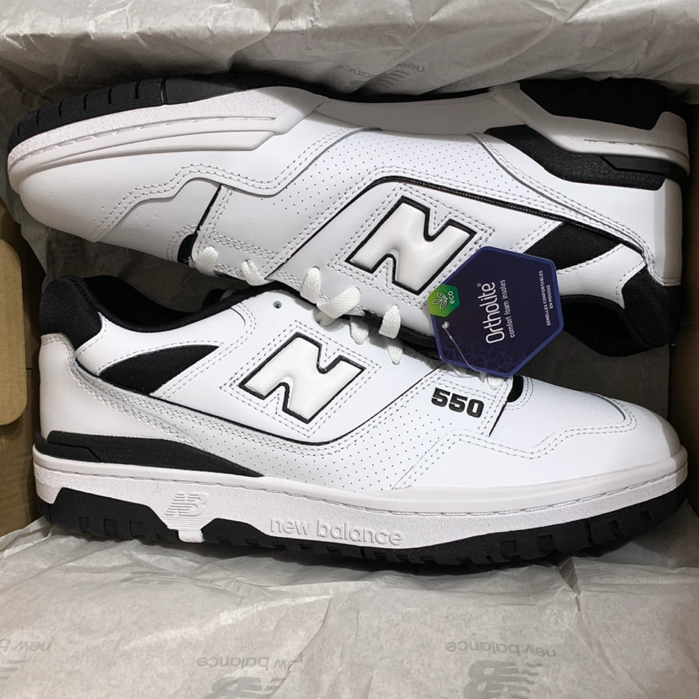 New Balance BB550 Mens Size 11 Leather Sneakers/Running Shoes