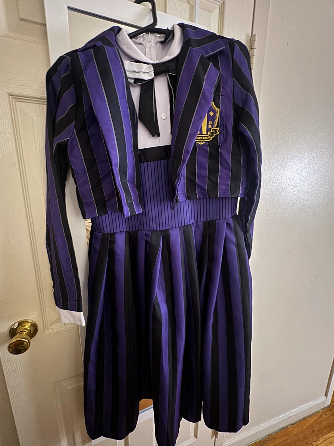 Wednesday Nevermore Academy Uniform Costume Dress Size S - photo 2