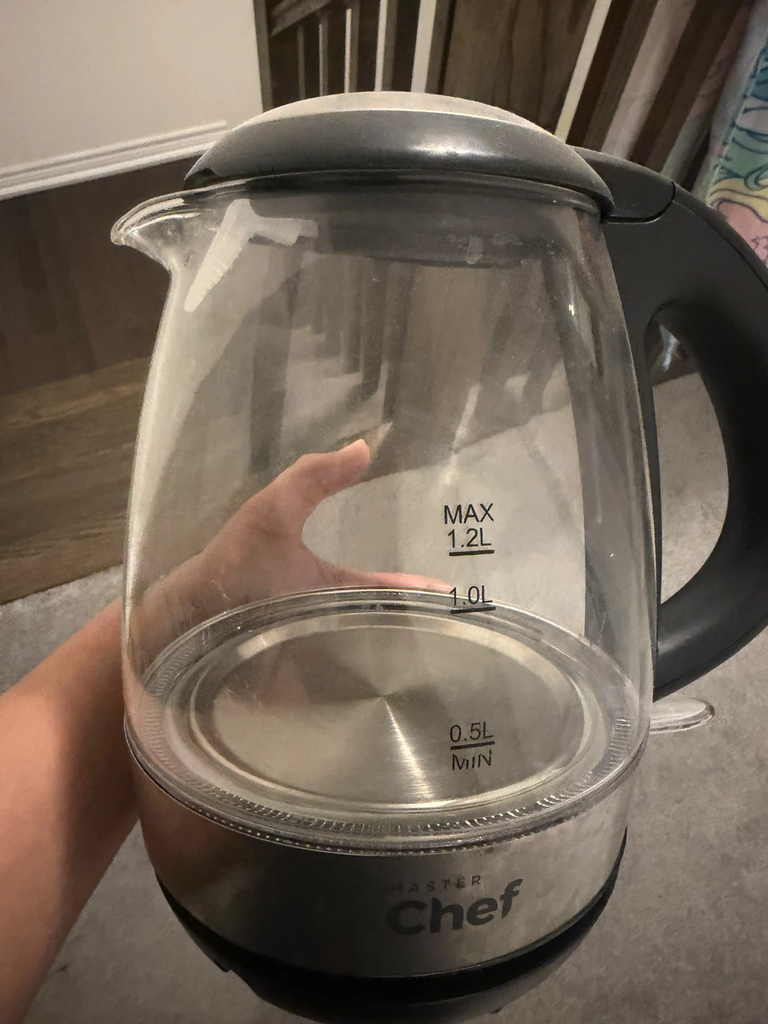 Master Chef Glass Electric Kettle 1.2L - photo 2