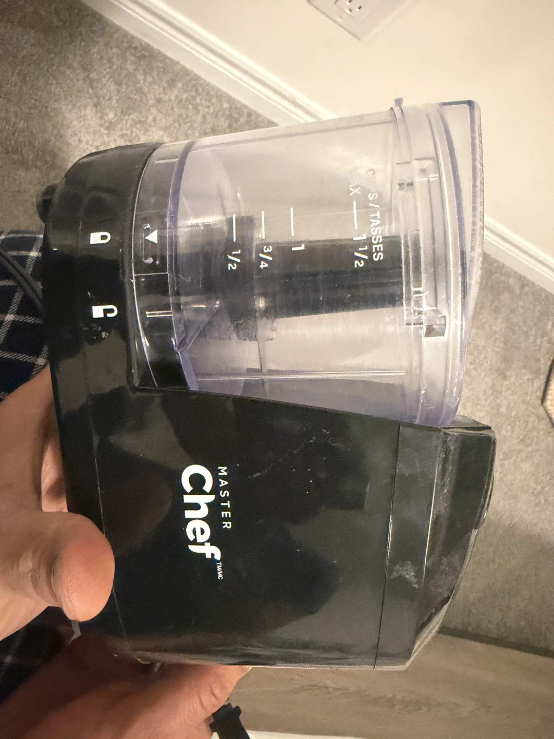 Master Chef Black Food Chopper