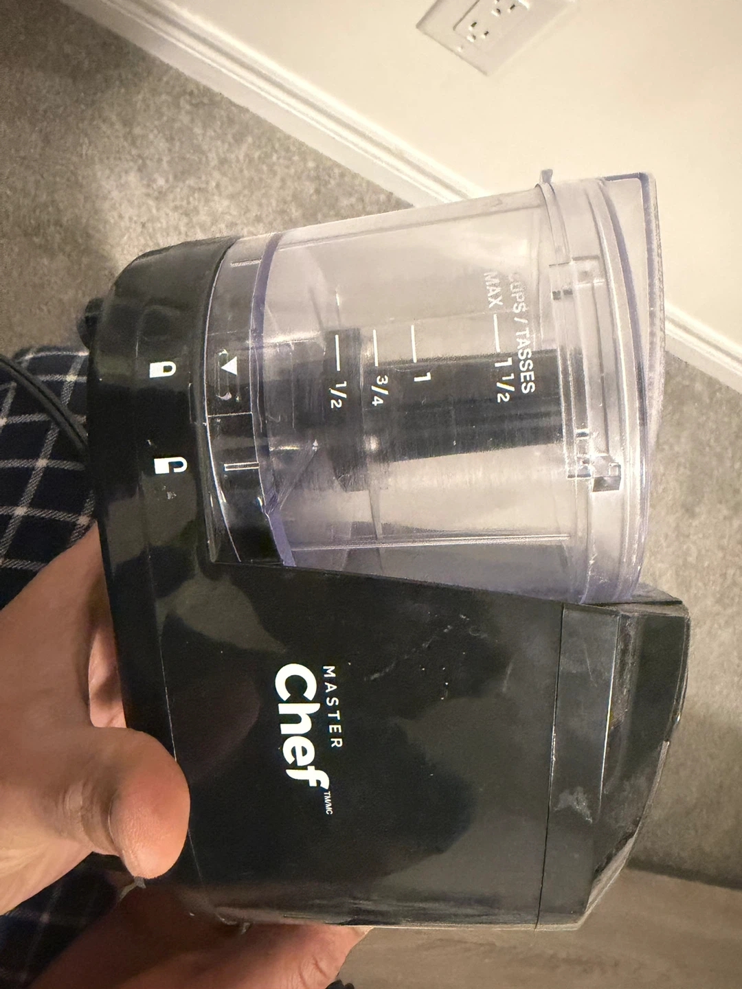 Master Chef Black Food Chopper - photo 2