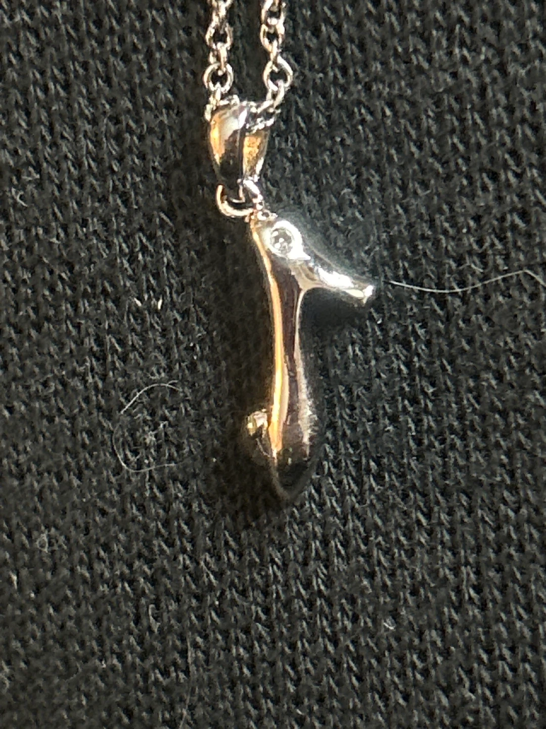 Silver Cinderella high heal Pendant Necklace - photo 3
