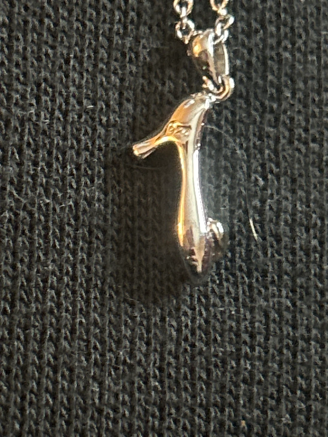 Silver Cinderella high heal Pendant Necklace - photo 2