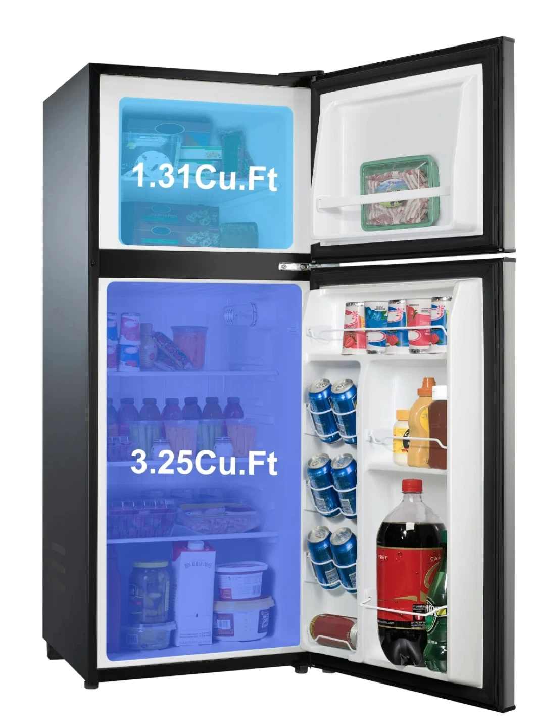 Galanz 4.58 Cu. Ft. Top Freezer Refrigerator - photo 2