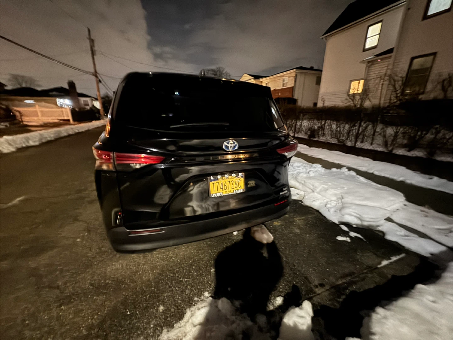 Black Toyota Sienna Minivan