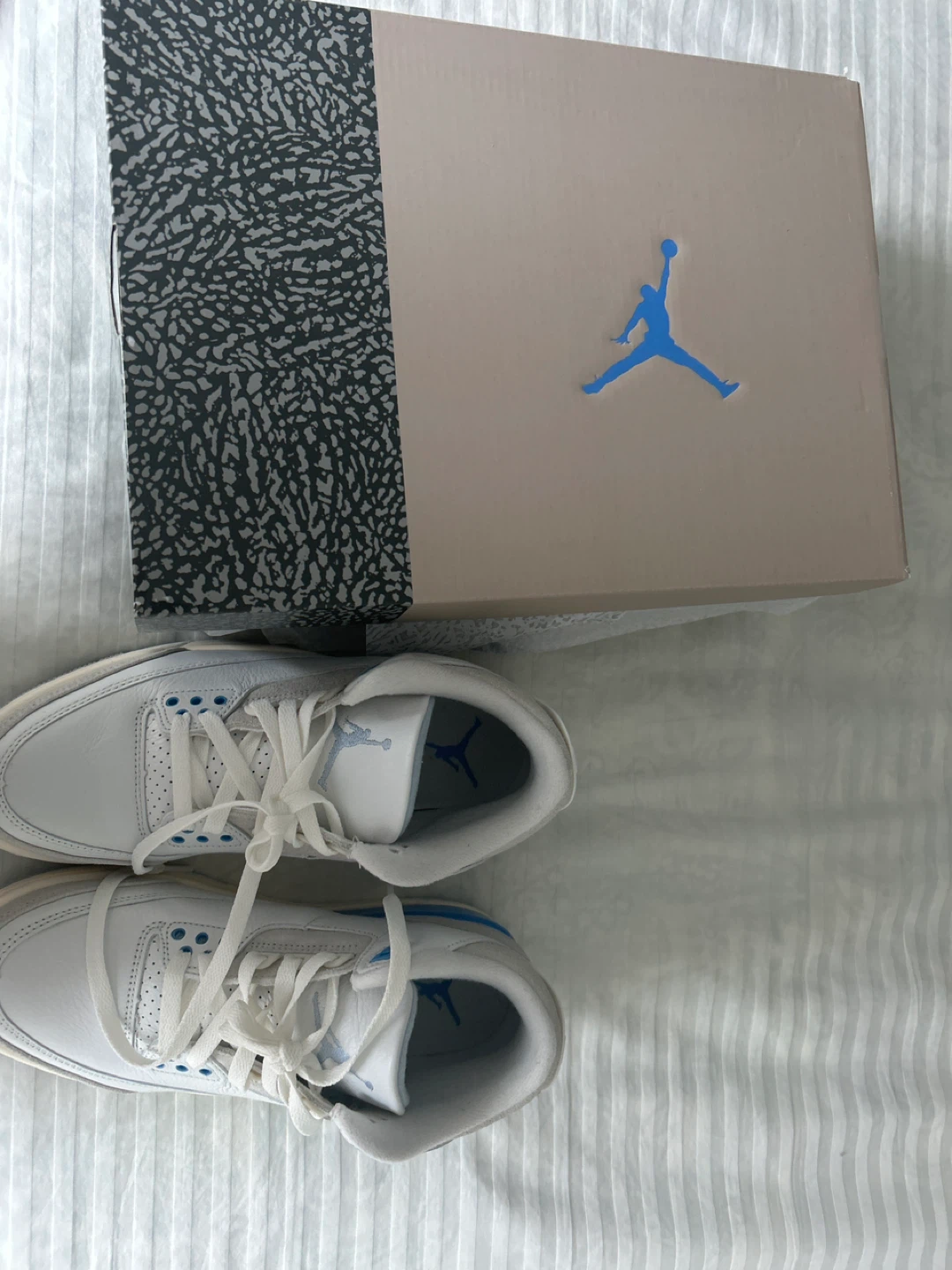 Air Jordan 3 Retro (White/Blue) - photo 3