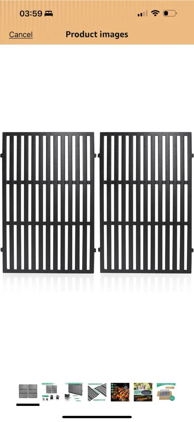 Cast Iron Cooking Grates for Weber Genesis 300 Series – New - photo 2