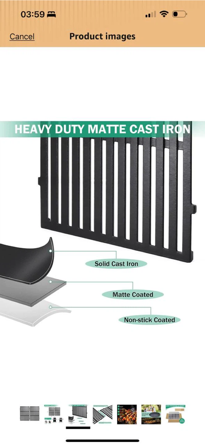 Cast Iron Cooking Grates for Weber Genesis 300 Series – New - photo 4