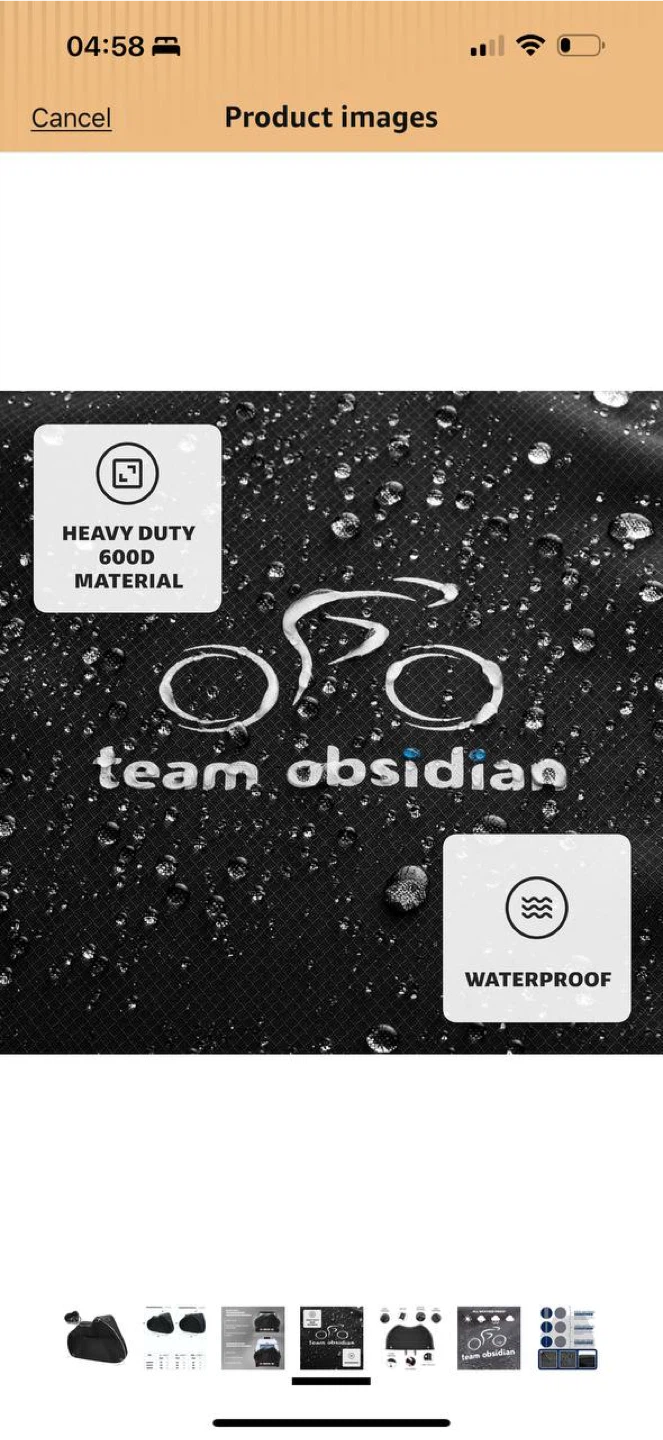 Team Obsidian XL Bike Transportation Cover – Fits 2 Bikes 🚲 - photo 4