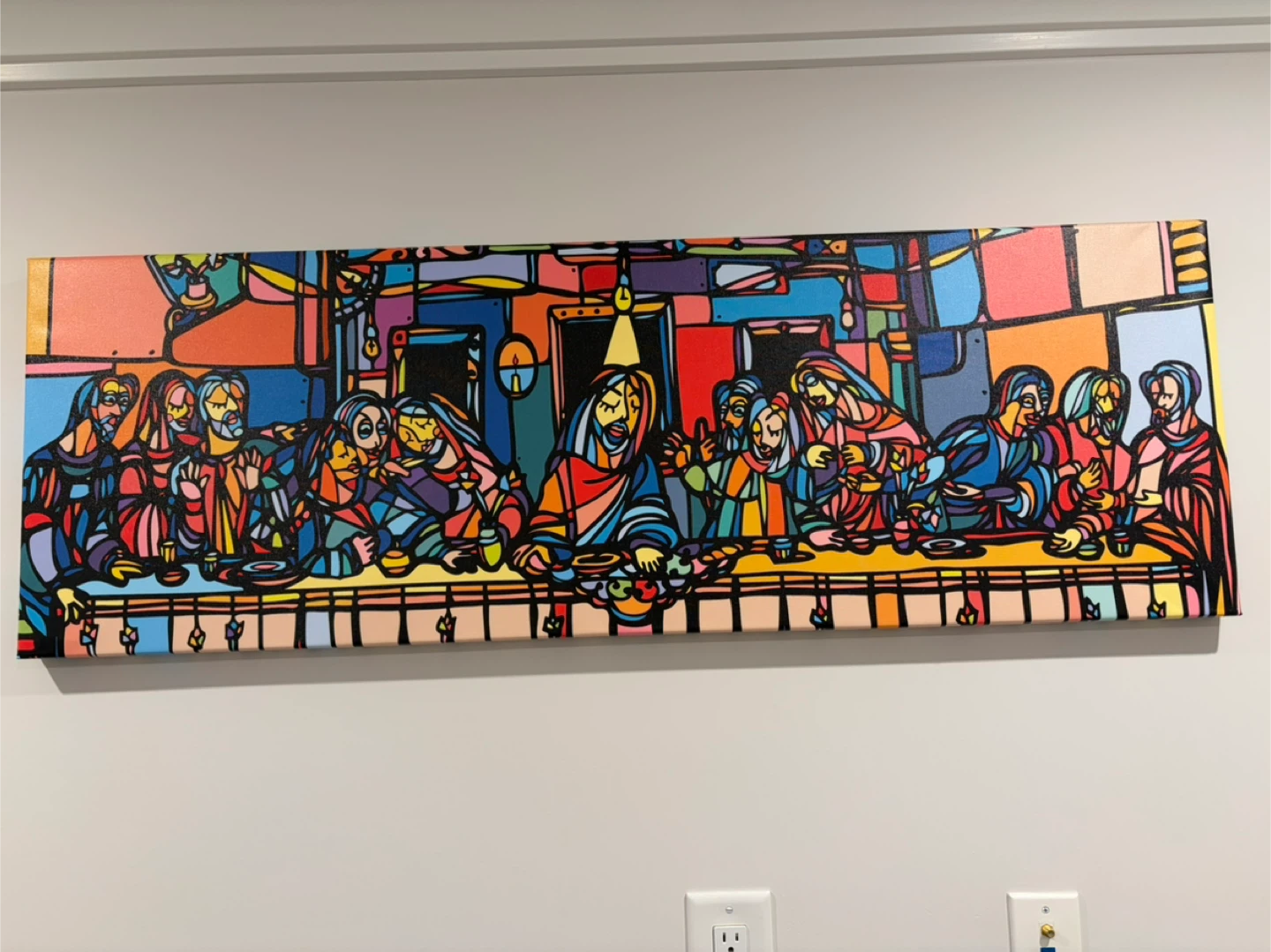 Modern Art "The Last Supper" Canvas Print