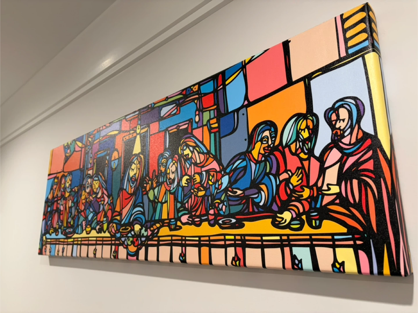 Modern Art "The Last Supper" Canvas Print - photo 2