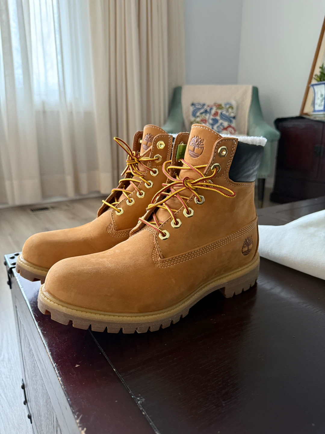 Timberland Premium 6 in lace waterproof wheat