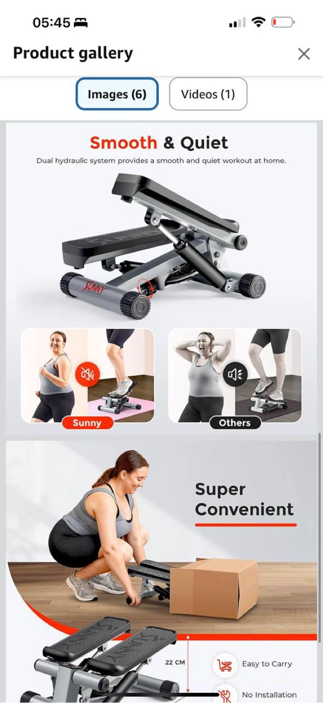 Sunny Health & Fitness Mini Stepper – Home Cardio Exer