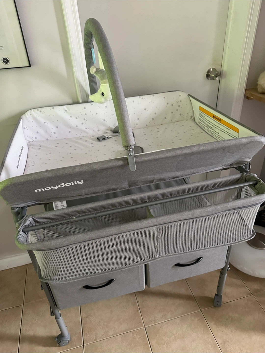 🥕 Maydolly Baby Changing Table, Portable Folding - photo 2